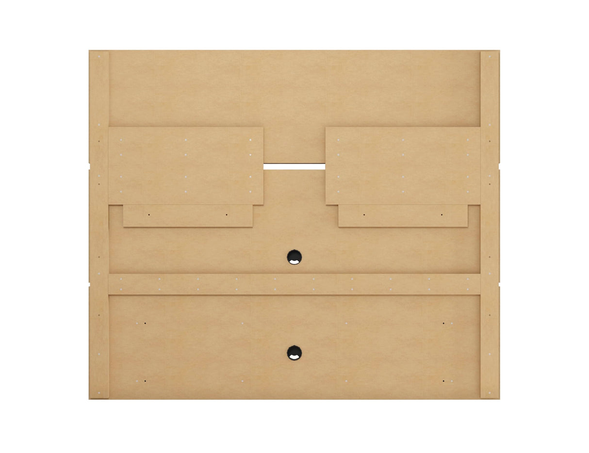 Manhattan Comfort Vernon 62" Floating Entertainment Center, Wall Mounted TV Stand for 55'' Television with Concealed & Open Storage, Hole for Cable Management, Off-White and Cinnamon Manhattan Comfort