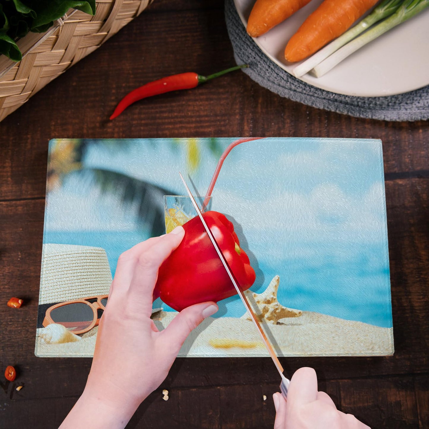 8 Pcs sublimation cutting board blanks，11 x 7.87 Inch sublimation cutting boards，Textured Sublimation Anti Slip Cutting Board Heat Scratch Resistant Blank Cutting Board glass cutting board for crafts