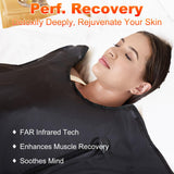 yamxun Far Infrared Sauna Blanket: Portable Sauna Blanket for Home Therapy-Infrared Blanket Sauna with 95–167 °F Temp Range yamxun