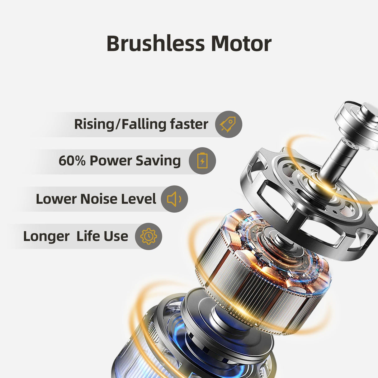 INNOVAR 48" Electric Standing Desk, Memory Controller Height Adjustment, Modern Ergonomic Sit Stand Up Desk Workstation with Rising Work Table for Home Office, Work & Gaming, Black INNOVAR