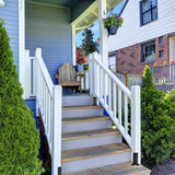 Wpbhk 4Pcs Adjustable Deck Post Anchor Base Brackets Fit 1.5x1.5,2x2,2x4,4x4 Post,Heavy Duty Reversible Wood Fence Post Base Brackets kit for Pergola Railing Mailbox Wpbhk