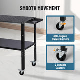 TROPOW Welding Table 36"x19", 5/8-inch Fixture Holes Steel Welding Workbench Table, 1200lbs Load Capacity Welding Table Portable Work Bench TROPOW