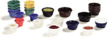 Carlisle FoodService Products Plastic Ramekins, Sauce Bowl For Catering, Kitchen, Restaurant, 3 Ounces, Cobalt Blue Carlisle FoodService Products