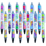 12 PC Funny Pens Sublimation Fun Ink Pen Bulk Set Rude Snarky Sassy Daily Sarcastic Quote Crude Word Sayings Humor Work Office Gag Writing Instruments Supplies Coworkers Gifts Novelty for Adults YJ PREMIUMS