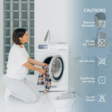 Premium Waterproof Mattress Protector Queen Size, Breathable Bed Cover 3D Air Fabric Cooling Mattress Pad Cover Smooth Soft Noiseless Washable, 8''-21'' Deep Pocket (Gray) GOPOONY