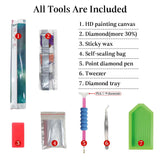 JAKI Diamond Art Painting Kits for Adults,5D DIY Cartoon Diamond Art for Adults,Full Drill Diamond Art Kits for Gift Home Wall Decor(14x14inch) JAKI