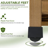 Ketive Outdoor Storage Cabinet, Wood & Metal Small Storage Shed with Weather-Resistant Asphalt Roof, Double Lockable Doors & Removable Shelves for Porch, Patio, Garden, Backyard, 32" x 13" x 40" ketive