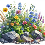 Acudotr Diamond Painting Kits for Adults, 5D DIY Flower Diamond Art Kits for Beginners, Full Drill Diamond Painting Kits for Home Wall Decor, 12x12 Inch Acudotr