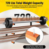 Dtructiew Lumber Storage Rack Wall Mount,Wood Storage Rack with Longer & Adjustable Arms,4 Packs 720 LB Wood Organizer Heavy Duty Garage Lumber Utility Racks with Additional 2 Short Bars Dtructiew