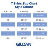 Gildan Unisex Adult Dryblend T-shirt, Style G8000, Multipack, White (2-pack), Medium US Gildan