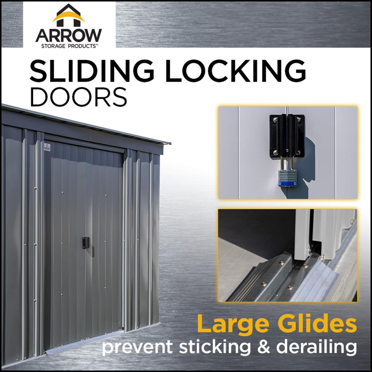 Arrow Classic Metal Shed, 12 x 14, Charcoal Arrow