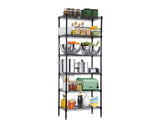 6-Tier Metal Wire Shelving Unit Snack Shelf Height Adjustable Storage Rack NSF Certified Storage Shelves 900 Lbs Capacity Standing Utility Shelf for Laundry Kitchen Pantry Garage Organization Capacmkseh