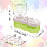 JEChrochen Paint Brush Cleaner Tool, Washing My Brushes, Water Cycle Brushes Rinser with Brushes Holder and Palette, Brush Rinser Dispenser,Painting Art Supplies Stuff for Artist Artist Beginner Kids JEChrochen