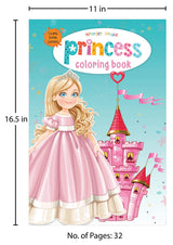 Princess Colouring Book (Giant Book Series) : Jumbo Sized Colouring Books [Paperback] Wonder House Books Editorial Wonder House