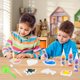 Magic Water Elf Toy Kit, Crafts for Kids Ages 4-8, Squishy Maker Set with 14 Magic Gels, 12 Shape Molds, Aqua Fairy, Magic Water Elf, Children's DIY Magic Water Gel Kit, Magic Elf Water Toy for Kids QANIY