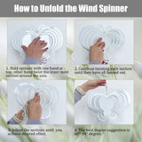 4Pack 8inch Sublimation Wind Spinner Blanks 3D Aluminum Metal Wind Sculpture Kinetic Spinners for Yard and Garden Indoor Art Ornaments Hanging Decoration (Butterfly) WindMage