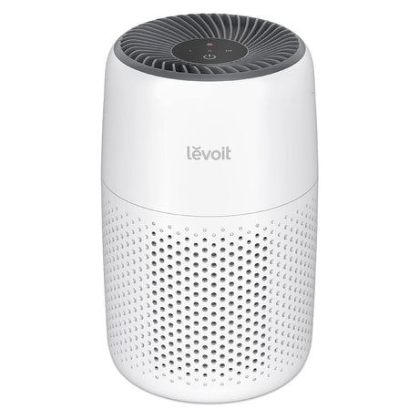 LEVOIT Air Purifiers for Bedroom Home, 3-in-1 Filter Cleaner with Fragrance Sponge for Better Sleep, Filters Smoke, Allergies, Pet Dander, Odor, Dust, Office, Desktop, Portable, Core Mini-P, White LEVOIT