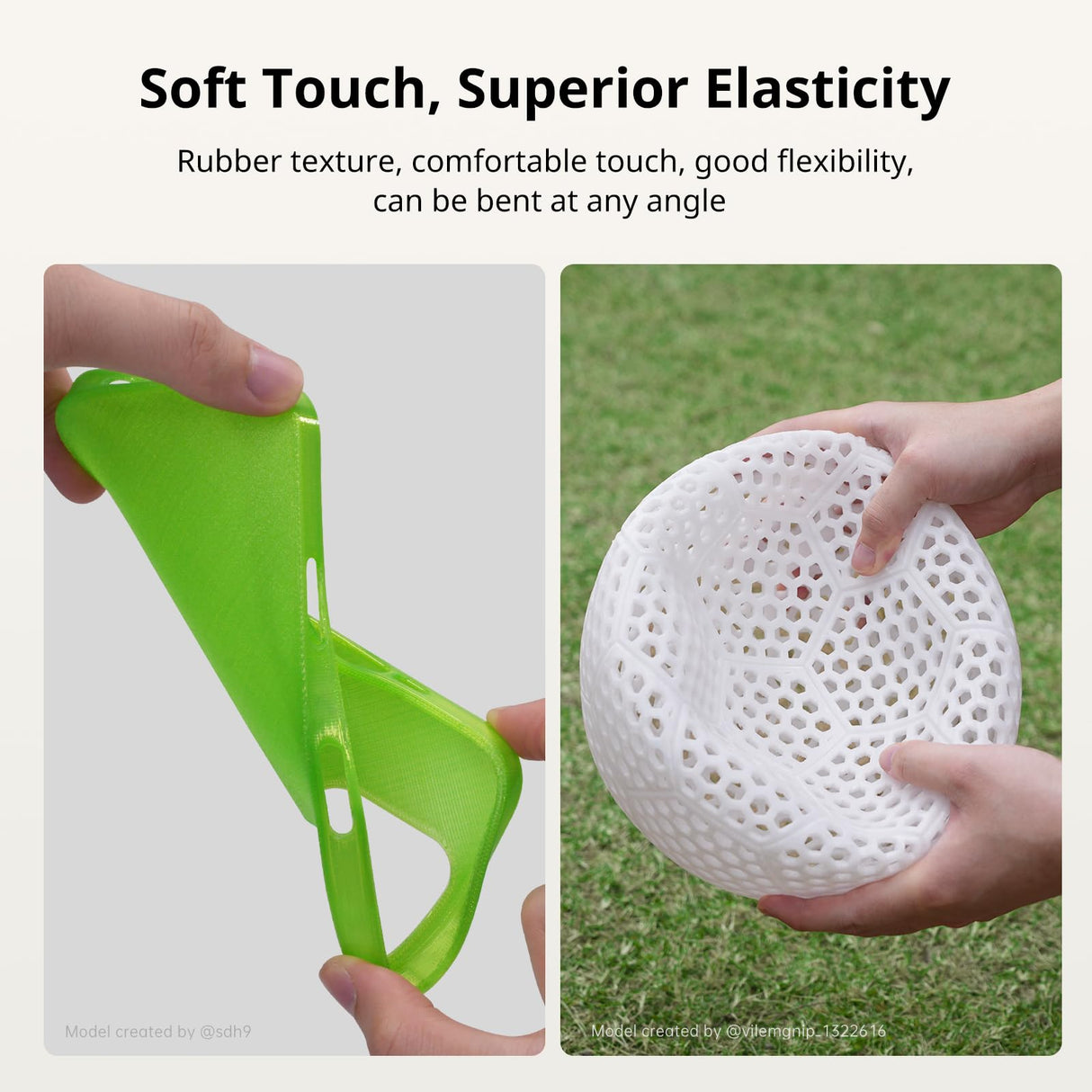 ANYCUBIC TPU Filament 1.75mm, 95A Soft Flexible 3D Printer Filament, Dimensional Accuracy +/- 0.02mm, Print with Most FDM 3D Printers, 1KG Spool, Black ANYCUBIC