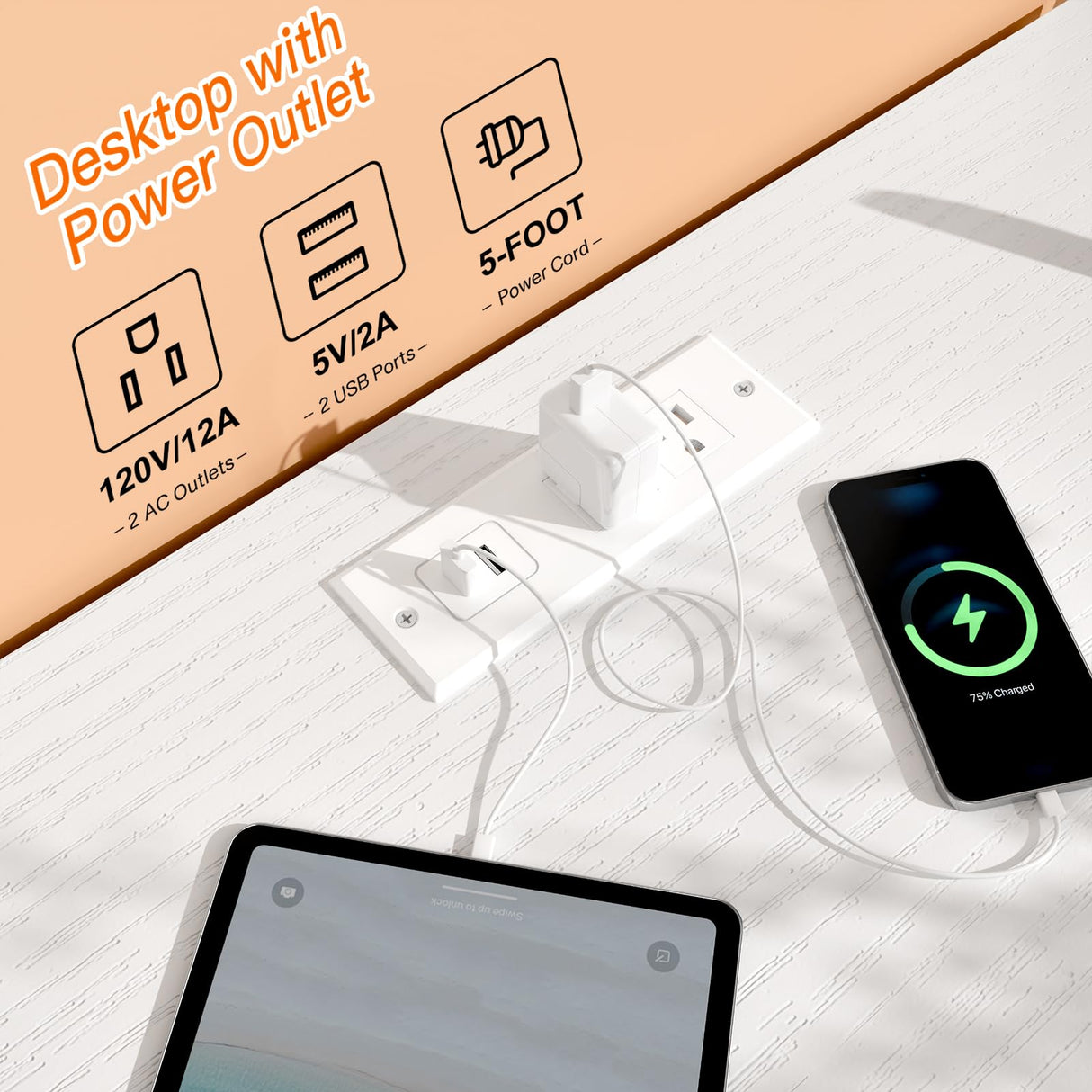 Fixwal White Dresser for Bedroom with Power Outlets and LED Lights 11 Drawers Dresser with Side Pocket for Kids Bedroom, Fabric Chest of Drawers, for 60inch TV Long Dresser Storage Organizer Fixwal