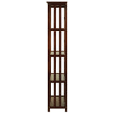 Casual Home Mission Style 5-Shelf Bookcase, Walnut Casual Home
