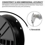 NOVAMAKER TPU Filament 1.75mm, Black Flexible 3D Printer Filament with 20g Cleaning Filament, 2.2lbs 1kg Spool, Dimensional Accuracy +/- 0.05mm, 95A Soft TPU Black NovaMaker