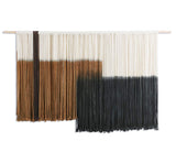 Macrame Wall Hanging Large Dip Dye Tapestry Fiber Wall Art Boho Bedroom Décor 59''W*35''L Flber