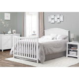 Sorelle Furniture Fairview Crib, Classic 4-in-1 Convertible Crib, Made of Wood, Non-Toxic Finish, Wooden Baby Bed, Toddler Bed, Child’s Daybed and Full-Size Bed, Nursery Furniture -Gray Sorelle