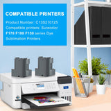C13S210125 Ink Maintenance Box (S210125/SC23MB), Waste Ink Tank Replacement Compatible for EPSON Surecolor SC-F170 F100 F150 Dye Sub Printers - 2 Packs Poschink