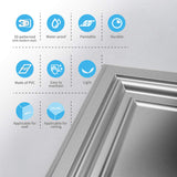 Art3d PVC Ceiling Tiles, 2'x2' Plastic Sheet in White (12-Pack) Art3d