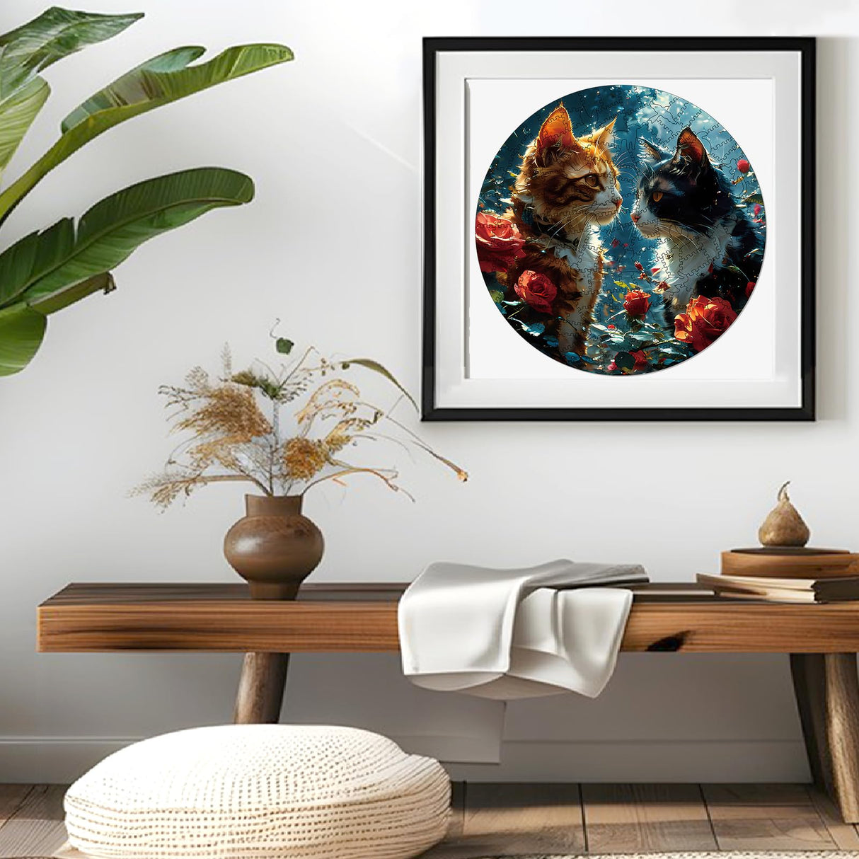 Wooden Puzzle for Adults, 200 Piece Irregular Animal Shaped Wooden Jigsaw Puzzles, Unique Puzzles for Adults, Creative Gift for Teenagers and Adults WHJSG