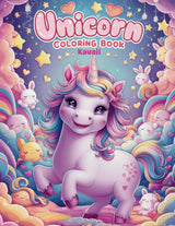 Unicorn Coloring Book Kawaii: A Magical Adventure Awaits! WoodArtSupply