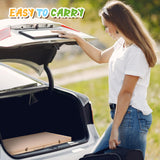 Miereirl 1500 Pieces Wooden Puzzle Table with 6 Drawers and Cover, Adult Portable Puzzle Board 35.43” x 23.43” Rotating Wooden Jigsaw Puzzle Plateau Used for Puzzle Storage and Sorting Miereirl