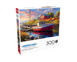 Buffalo Games - Imagine It Images - Old Boathouse - 500 Piece Jigsaw Puzzle for Adults -Challenging Puzzle Perfect for Game Nights - Finished Size is 21.25 x 15.00 Buffalo Games