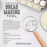 Jeensley Boxed Sourdough Bread Proofing Basket with 2025 Brochure Round Banneton Bowl with Liner and Bread Making Tools Handmade from Quality Natural Indonesian Rattan Bread Baking Supplies Jeensley