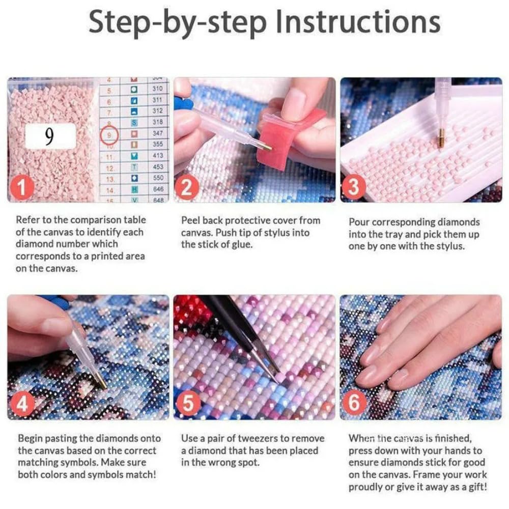 Supernatural Diamond Painting 5D DIY American TV Show Diamond Embroidery Cross Stitch Kits Full Square Drill Mosaic Home Decor Gift 16x24 Inch（40x60cm) ZSHMMY