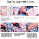 Supernatural Diamond Painting 5D DIY American TV Show Diamond Embroidery Cross Stitch Kits Full Square Drill Mosaic Home Decor Gift 16x24 Inch（40x60cm) ZSHMMY