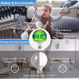 Honesorn Bathroom Light Bulbs E26 Base, 60 Watt Equivalent, 5000K Daylight, Vanity LED Globe Light Bulbs for Bathroom, G25 Round Light Bulbs for Vanity Mirror, CRI85+ 500LM, 120V, Non-dimmable, 4 Pack Honesorn