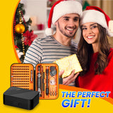 150 IN 1 Precision Screwdriver Set, 120 Bits Full Range Small Screwdriver Set, Magnetic Mini Repair Tool Kit for Ring Doorbell, Laptop, Switch, PS5, Xbox, Macbook, iPhone, Watch, Glasses - Orange Cazeyoo