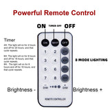 Dazzle Bright Christmas Tree Lights, 448 LED Waterfall Tree Topper Lights with Remote & 8 Lighting Modes, 8.2FT X 16 Lines Christmas Lights for Indoor Outdoor Yard Party Xmas Decoration (White) Dazzle Bright