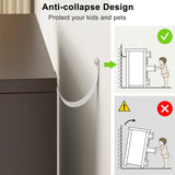 Jocoevol Modern 6 Drawer Dresser - Simply Chest of Drawers for Bedroom, Closet, Living Room, Hallway, Entryway, Wood Storage Double Dresser with Smooth Metal Rails - Retro Brown Jocoevol