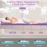 Airensky 2 Inch Cooling Gel Memory Foam Mattress Topper Twin Size - CertiPUR-US Certified Bed Topper, Pressure Relief for Back Pain, Breathable Design, Odor-Free (39"x75") Airensky