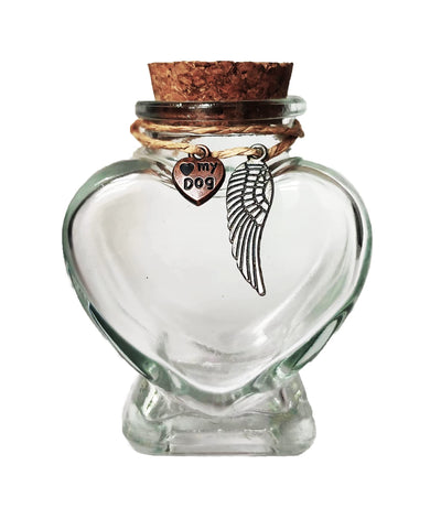 Fight Club Memorial Bottle for pet Hair，Pet Fur Memorial Fur Keepsake，Dog cat Keepsake Fur, pet Memorial urn (Dog)