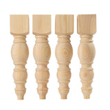 CAROLINA LEG CO. Modern Chunky Bench Legs - Perfect for Coffee Tables - Set of 4 - Made in NC - Dimensions: 3.5" x 16" CAROLINA LEG CO.