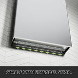 AZDHOME 24x26 Aluminum Alloy Frame Bathroom Medicine Cabinet Mirror,Recessed or Surface Mounted,Reversible L/R Door,Adjustable Shelves,Assembly Required AZDHOME