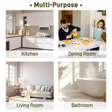 71" Tall Kitchen Pantry Cabinet with Doors and Drawer, Farmhouse Storage Cabinet with Adjustable Shelves, Rustic Wood Cupboard for Kitchen, Dining Room, Living Room, Brown chartustriable