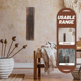 Angoily Wood Wall Decor, Wood Wall Planter Pocket, Wooden Hanging Planter Modern Farmhouse Bathroom Vase Dried Flowers and Artificial Greenery Indoor Plants Holder for Living Room Angoily