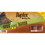 Rugged Range Products Studio Flat Wooden Compartment Chicken Coop Interior Poultry Bird Egg Animal Nesting Box Roosting Cubby, Double (2 Pack) Rugged Ranch