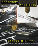 3D Printer Nozzle Cleaning Kit - 0.4mm Needles and Tweezers Toolkit - Stainless Steel Nozzle Cleaning Tool Kit - Alternative for 0.4mm Drill Bits for 3D Printer - Set of 11 AMERVAULT