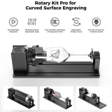 CREALITY FALCON 10w Laser Engraver with Air Assist, Laser Engraving Machine with Rotary Roller, 72W High Precision Laser Cutter and Engraver for Wood, Metal, Acrylic, Cylindrical Objects, Tumblers CREALITY FALCON