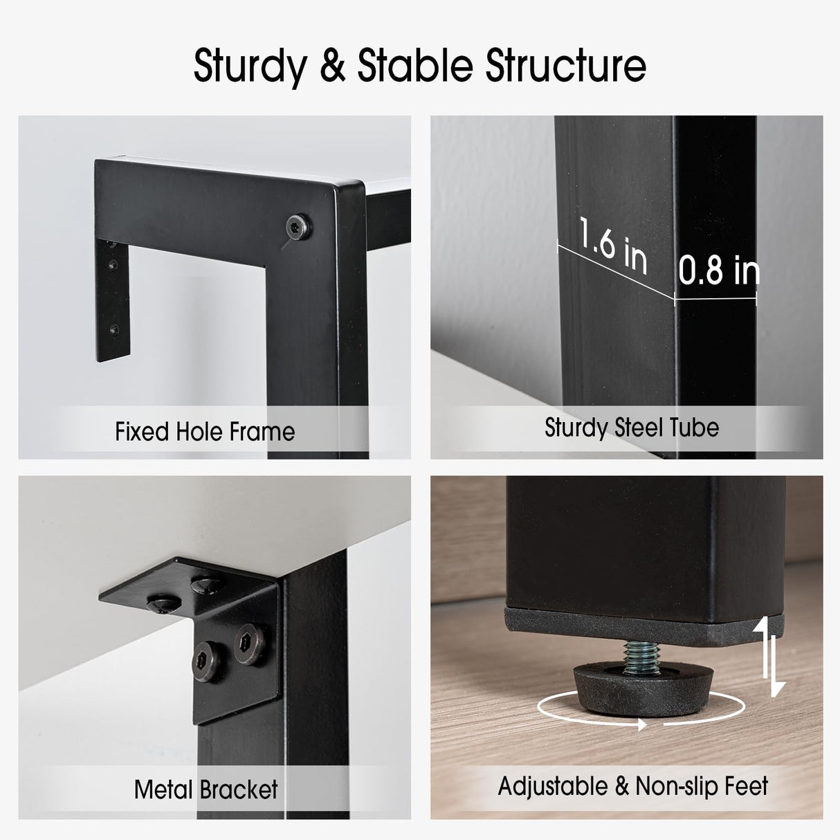 JOINICE,Farmhouse Bookshelf with Storage,71" Tall Industrial Bookcase with Shelves and Cabinet,5 Tier,Wall Mounted Ladder Shelf with Display Rack for Bedroom,Living Room,White JOINICE